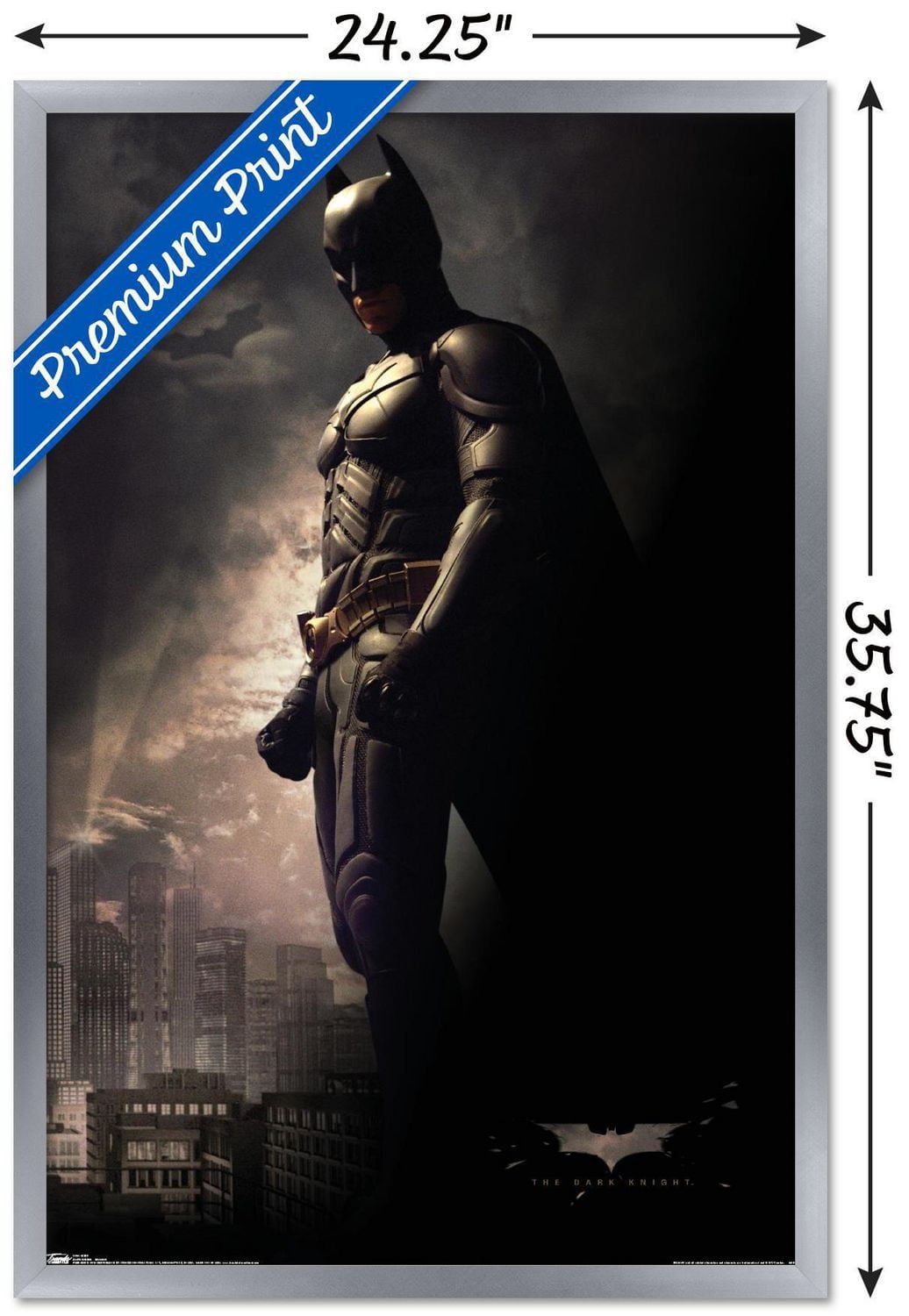 DC Comics Movie - The Dark Knight - Batman in the Shadows Wall Poster, 22.375" x 34"