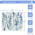thumbnail image 5 of Coolnut Purple Lavender Cotton Hand Towels, Quick-Drying and Absorbent Washcloths, for The Bathroom Kitchen Multi-Purpose Wash Cloths in The Hotel Gym, 4 Pack 12 X 12 Inches Washcloth Gift, 5 of 7