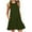 Army Green, variant on Women Sleeveless Pocket Tank Dress Loose Casual Summer,Army Green,L