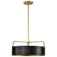 thumbnail image 3 of 60/7843-Nuvo Lighting-Altos - 4 Light Medium Pendant-6.75 Inches Tall and 18 Inches Wide-Matte Black Finish, 3 of 15