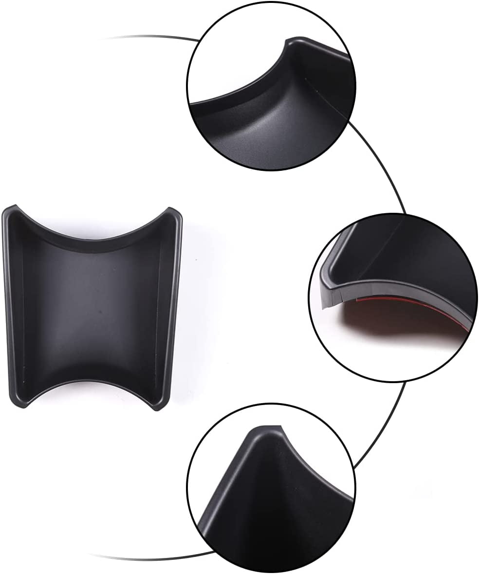 TINKI Suitable for Fiat 500/500C 2011-2015 Car Central Control Handbrake Storage Box Tray Accessories