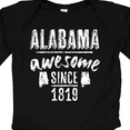 thumbnail image 4 of Inktastic Alabama Awesome Since 1819 Boys or Girls Long Sleeve Baby Bodysuit, 4 of 5