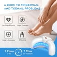 thumbnail image 3 of HIBIBUD LED Nail Dryer for Toe Fungus,22 LEDs 470nm+905nm Foldable UV Curing Light, 3 of 5