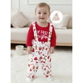 thumbnail image 5 of BemeyourBBs Boy Christmas Sets Romper Gingerbread/Christmas Tree Print Pants Hat, 5 of 9