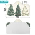thumbnail image 4 of Yayeee Kids Hooded Towels Toddler Soft Absorbent Beach Bathing Wrap 50" x 23.5", Hand Drawn Christmas, 4 of 5