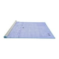 thumbnail image 2 of Ahgly Company Machine Washable Indoor Rectangle Solid Blue Modern Area Rugs, 2' x 5', 2 of 4