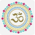 thumbnail image 2 of 1Pc OM Mandala Stencil Drawing Template on Wood Wall Fabric Furniture 11.8x11.8inch, 2 of 9