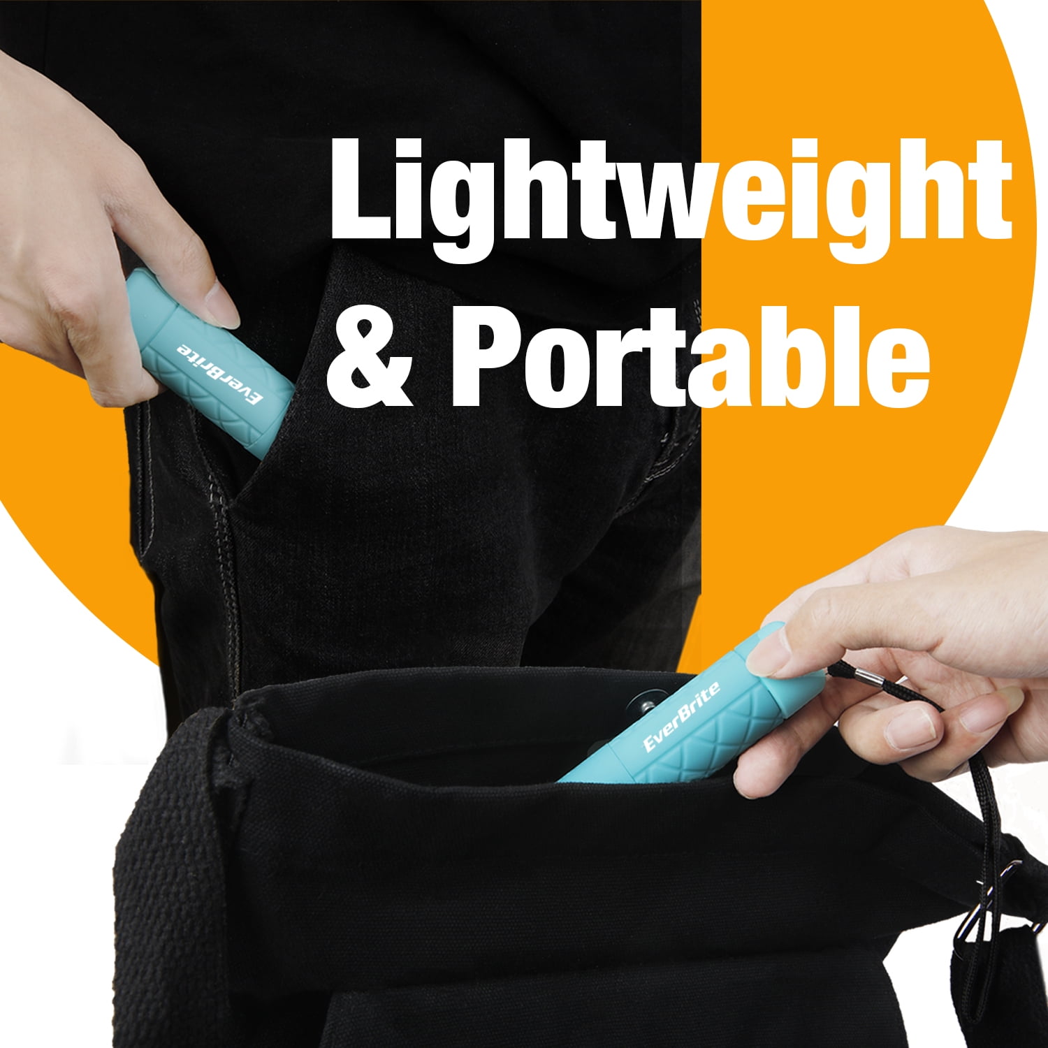 EverBrite 18-Pack Mini LED Flashlight Set, Handheld Torches for Kids, Suitable for Camping, Party, Backpacking, Lanyard & 54 AAA Batteries Included