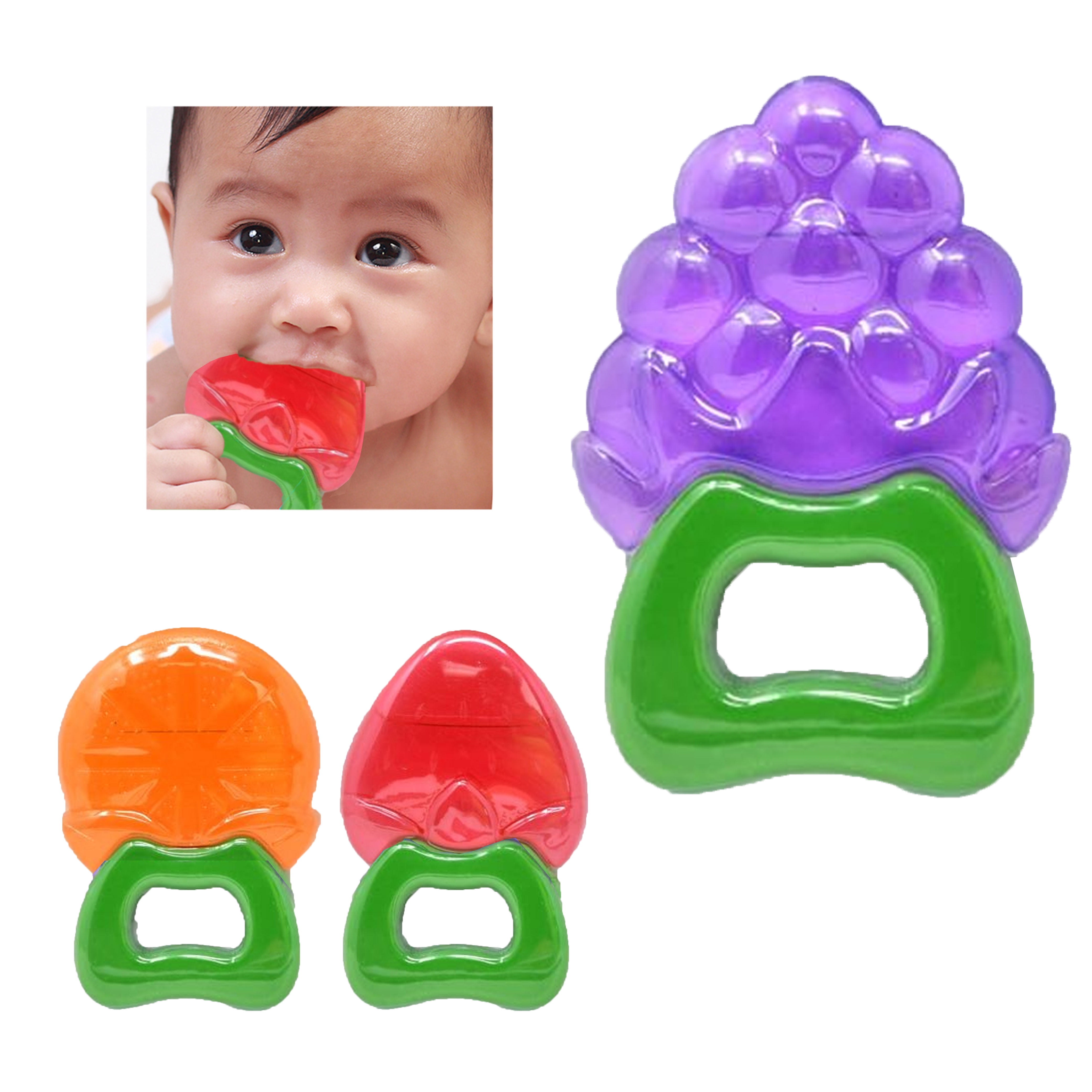 1 Pc Baby Teething Toys Newborn Infant Water Filled Teether BPA Free Babies Gums