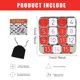 thumbnail image 2 of Juego educativo Number Slide Puzzle de metal rojo y blanco, 2 of 7
