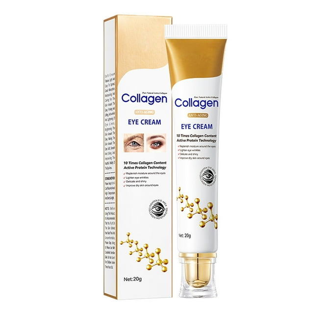 WIFKLSIIPG Collagène Riche pour les Yeux pour Réduire les Poches Sombres et Améliorer l'Élasticité de la Peau Ingrédients Naturels pour Tous Types de Peau 20g