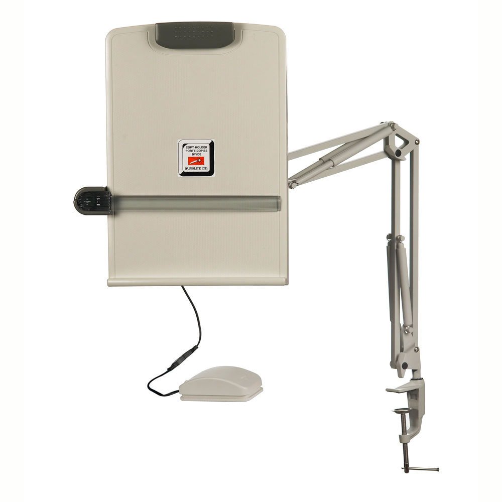 Dainolite Copy Holder w/ClampOn Almond