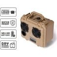 thumbnail image 3 of DemerBox: Waterproof, Portable, and Rugged Outdoor Bluetooth Speakers. Loud Sound, Deep Bass, 40+ hr Battery Life, Dry Box + USB Charging, Multi-Pairing Party Mode. Tan, 3 of 8