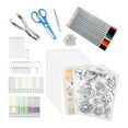 thumbnail image 1 of Keychain Kit Bulk,Shrink Plastic Sheets for Key Chain Maker Kit Accessories,DIY Shrinking Film Sheets Craft Marking,1set * shrinky dink sheets, 1 of 6