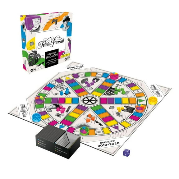 Trivial Pursuit Decades 2010 to 2020 Board Game