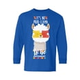 thumbnail image 1 of Awkward Styles Autism Youth Long Sleeve T-shirt It's No Prob-Llama to be Different Crewneck Tee for Kids Llama Tee, 1 of 4
