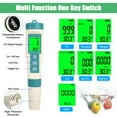 thumbnail image 3 of PrePat 7 in 1 Backlight PH/TDS/EC/ORP/TEMP/SG/Salinity Water Quality Meter Tester Tool, 3 of 12