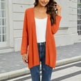 thumbnail image 2 of BODOAO Cardigans for Women Trendy 2025 Lightweight Long Sleeve Open Front Coatigan Sweater Casual Ladies Coats Fall Fashion Fashion Clothes for Every Occasion Cotton Linen Cardigan Summer Chic Rd3 S, 2 of 9
