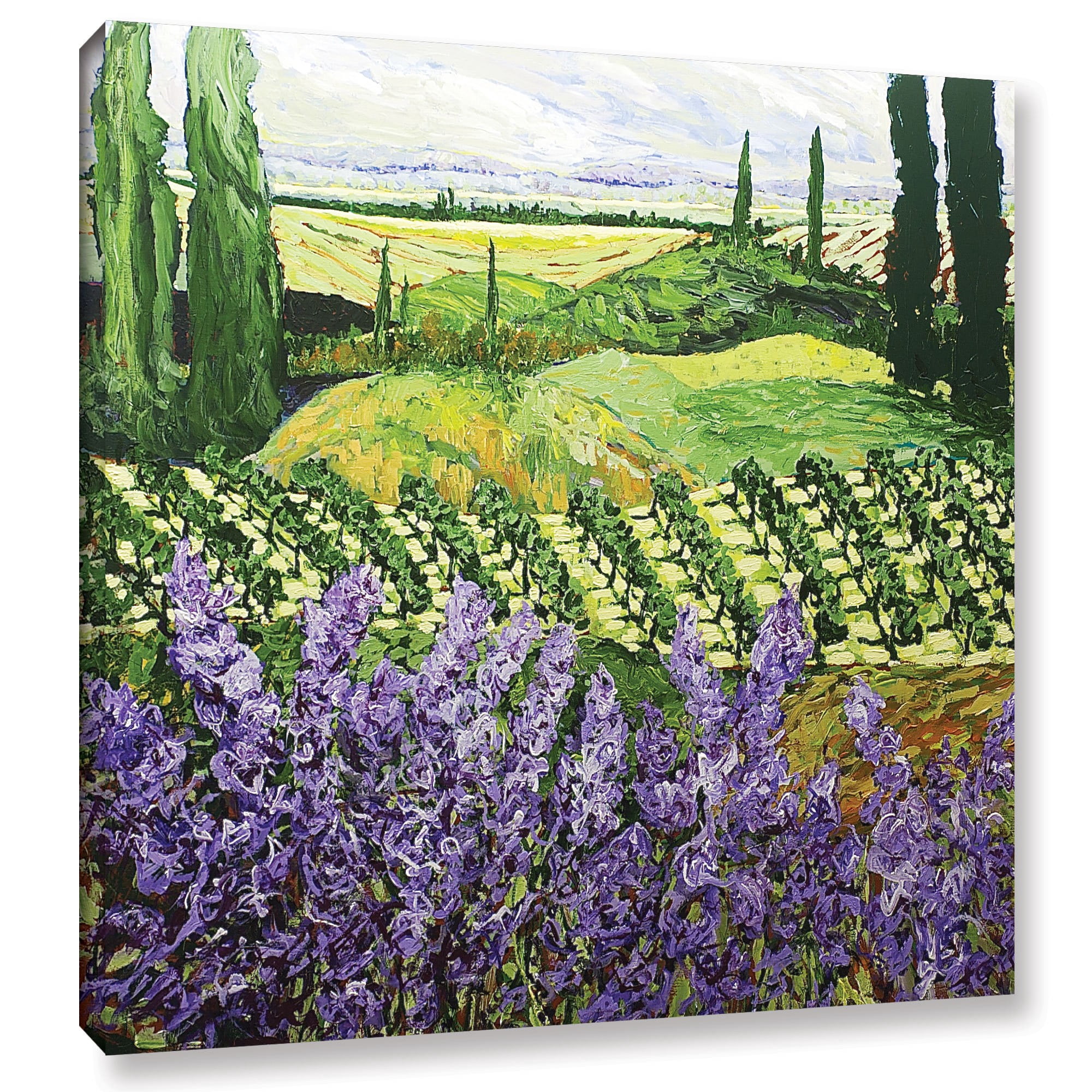ArtWall Allan Friedlander "Chinaberry Hill" Gallery-Wrapped Canvas