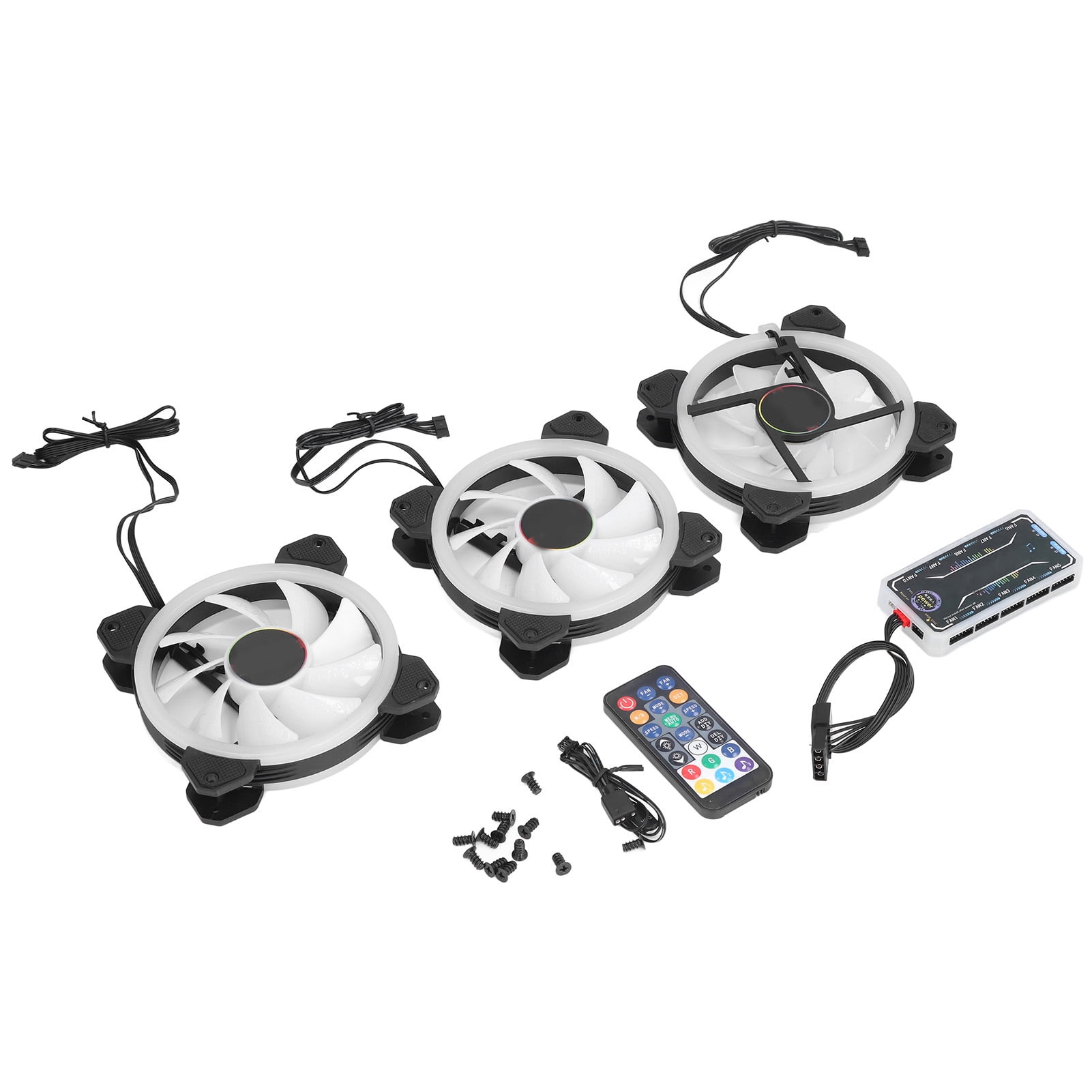 PC Case Fans Multiple Light Modes 120mm RGB Fan 3 Pieces Super Quiet pc-case-fans-multiple-light-modes-120mm-rgb-fan-3-pieces-super-quiet