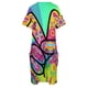 thumbnail image 5 of Peace Man - Hippy Love Vibe Fondo psicodélico Vestido suelto con bolsillo Vestidos de fiesta Vestido para mujeres embarazadas, 5 of 7