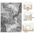 thumbnail image 6 of SIXHOME 8'x10' Area Rugs for Living Room Marble Swirl Abstract Rug Ultra Soft Washable Rugs for Bedroom Anti Slip Durable Carpet Home Decor for Dining Room Dark Gray, 6 of 6