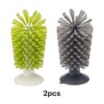 thumbnail image 4 of Cateissary 2 limpiadores de botellas para vasos de cerveza, fácil de limpiar, premium, para resultados brillantes, cepillo para tazas y vasos de Suministros de limpieza para el hogar, 4 of 6