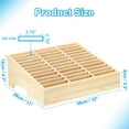 thumbnail image 2 of Uxcell Cell Phone Storage Box Classroom, Wooden 36 Grid Desktop Mobile Phone Holder, 2 of 7