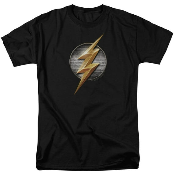 Justice League Movie Flash Logo Officially Licensed Adult T Shirt