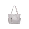 thumbnail image 2 of Nylon Tote Bag Large Capacity Shoulder Bag Multi Pocket Casual Handbag Lightweight Durable Design, Spacious Organization Easy Carry Style, for Work School Travel Daily Commute, 2 of 6