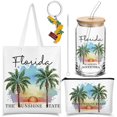 thumbnail image 1 of Set de regalos de viaje Chuangdi Florida con bolsa de lona y vaso, 1 of 7