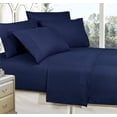 thumbnail image 2 of Elegant Comfort 4-piece Bed Sheet Set ,Fitted,Flat, Pillow Cases 1500 Collections ,King Navy Blue, 2 of 4