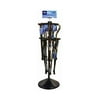 Carex Health Brands D52800 Spinning Cane Rack With Flashlights And Cane Tips