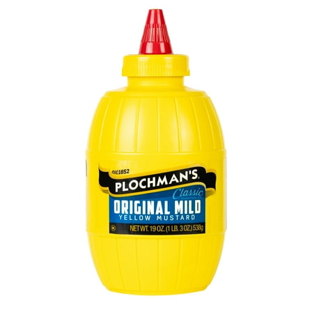 Plochman's Classic Original Mild Yellow Mustard, 19 fl oz