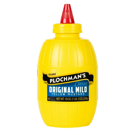 Plochman's Classic Original Mild Yellow Mustard, 19 fl oz