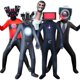 thumbnail image 2 of Skibidi baño disfraz de Cosplay juego altavoz hombre Tv hombre videocámara disfraces mono mono máscara Halloween para mujeres y hombres, 2 of 5