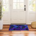 thumbnail image 3 of Yayeee Doormat for Inside 20"x32" Absorbent Low-Profile Washable Non-Slip Rubber Backed Entryway Rug, Night Mushrooms Pattern, 3 of 8