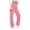 Pink, variant on ABATAB Womens Dress Pants Business Casual Work Pants with Pockets 4 Button-Up Office Slacks High Waist Yoga Stretchy Trousers