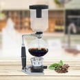 thumbnail image 2 of Siphon Coffee Maker, Tabletop Glass 3Cup Vacuum Unique Coffee Tea Espresso Maker Syphon Device, Black Tabletop Siphon Vacuum Glass Coffee Maker Brews 3 Cups 360ml Coffee Maker, 2 of 12