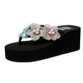 thumbnail image 2 of IROINNID House Slippers, Indoor Shower Shoes Slippers for Couple Comfy Casual Floral Non-Slip Slipper, 2 of 6