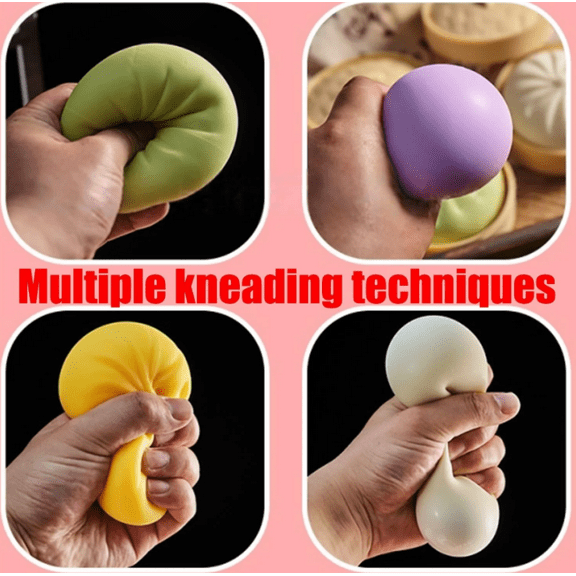 Hot!2026 New Dumpling Squishy Large with Steamer Box,Super Soft Giant Squishy Dumpling,Jumbo Dumplings Squishys,Large Stress Relief Squishys Dumplings