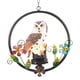 thumbnail image 1 of sweethay Luz de noche de búho con energía Solar, luz colgante de jardín con forma de Animal de resina única, luz de paisaje al aire libre para Patio, Iluminación y accesorios marrón sweethay HA024555-02, 1 of 1