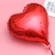 thumbnail image 2 of FELTECHELECTR 30 globos de aluminio de 18 pulgadas con forma de corazón para San Valentín, fotos, bodas, fiestas (15 rojos y 15 rosas), 2 of 6