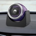 thumbnail image 3 of Ventilador de calentador de coche de 12V Interruptor eléctrico de un botón 140W Calentador interior Ventilador Desempañador Se la la adaptaciónción para parabrisas Púrpura Yotijar Ventilador de calefacción de coche eléctrico, 3 of 6