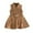 Brown, variant on GYRATEDREAM Toddler Baby Girls Sleeveless Denim Dress Summer Sundress Lapel Button Down Pocket Jean Waistcoat Dress Kids Casual New Korean Version Playwear Clothes Pink for 2-10 Years