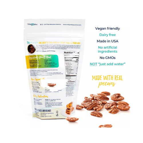 Vicky Cakes Pecan Pancake & Waffle Mix 2-Pack