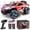 Red, variant on WeFone 1:16 Remote Control Car, 2.4GHz 20KM/H Speed RC Truck with LED Headlight, Off-Road RC Truck, 2 Batteries, Outdoor Play, Best Gift for Kids