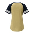 thumbnail image 4 of Womens Casual Fashion Printed Crew Neck Short Sleeve Pullover T Shirt Striped Womens Shirt Womens Striped Tee Shirts Short Sleeve plus Size T Shirts Womens Tees Active Shirts Women Short Sleeve Ladies, 4 of 4