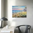 thumbnail image 3 of Nawypu  Abstract Canvas Wall Art Landscape Painting Coastal Tropical Abstract Trees Artwork Modern Nature Wild Daisy Picture Seascape Scene Artwork for Bedroom Home Office Decor, 3 of 4