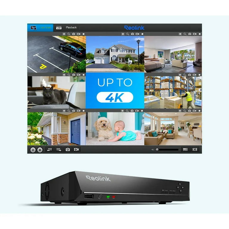 Reolink RLN8-410 PoE NVR 8-Channel for 24/7 Continuous Recording